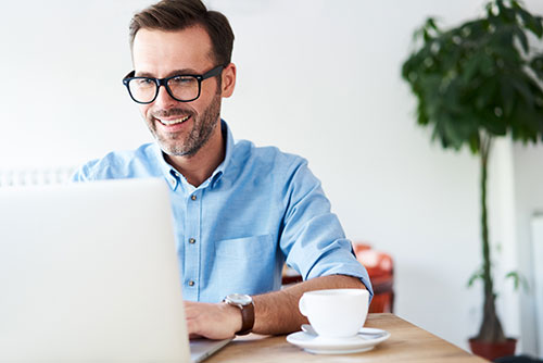 Man on Laptop